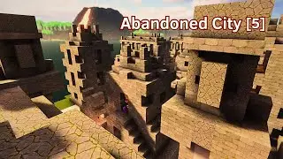 Cozy Modded Minecraft Longplay #5 &ndash; Abandoned Stone City & Villager Transport (No Commentary)