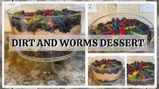 Dirt and Worms Dessert | Easy and Fun Dessert