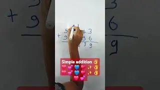 simple addition #shortfeed #trending #viral #maths #uniquemaths#youtubeshort #uniquemaths-mavaimaths