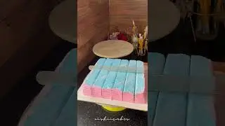 rainbow pastry design #oishiicakes #shortvideo #youtubeshorts #settingtable