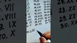 Roman numerals respect #shorts #asmr #maths #numbers #mathematics #math #number #relaxing