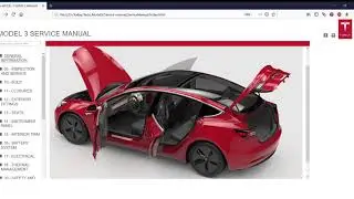 Tesla Model 3 2017 2020 Service and Repair Manual vcm2obd2.com