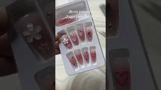 3 pack of Fake nails at just 186 from Messho #meesho #artificialnails #unboxing #meeshofinds #nails