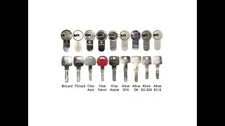 Lockpick ABUS EC-550/660/750/850 - Abus D6/D10/D15/EC-S - CISA Asix/Astral/Tekno - THIRARD/BRICARD