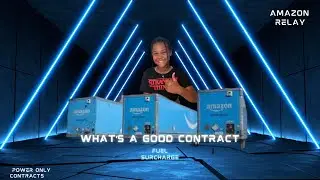 What I look for when booking a contract | ￼ Amazon relay contracts rate per mile. ￼