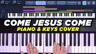 Come Jesus Come Piano & Keys Playthrough - CeCe Winans - Song Specific Patch Sunday Keys