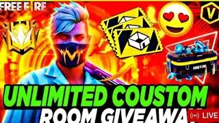 FREE FIRE LIVE CUSTOM | FF LIVE TEAM CODE GIVEAWAY | FF LIVE GIVEAWAY#fflive#freefirelive