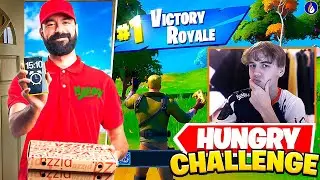 SWAG VS HUNGRY! - Kan Swag VINDE i Fortnite f&oslash;r han f&aring;r mad fra Hungry.dk!