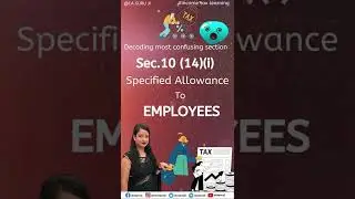 Income Tax Most confusing allowances - Section 10(14)(i) #shorts