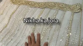 White nikha ka jora fancy suits wedding dress 