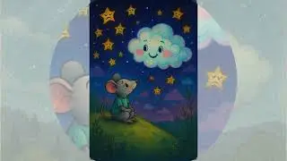 Bedtime Story for Kids | Mousey and the Soothing Cloud |  Sleep Story | Calm Voice & Nature Sounds