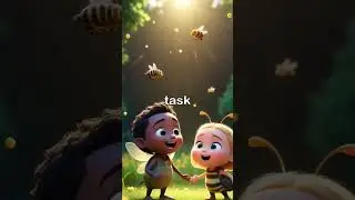 Adventure with the Busy Bee: Learning Teamwork & Hard Work in the Meadow | Heartwarming Animation