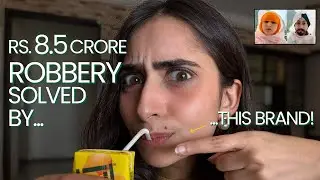 Rs. 8.5 CRORE HEIST SOLVED BY A Rs.10 DRINK? Case solved by this famous Indian brand.