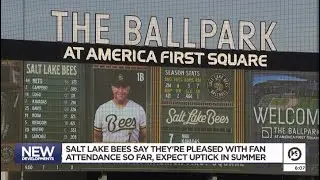 Salt Lake Bees pleased with fan attendance so far, expecting uptick this summer