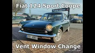 Fiat 124 Sport Coupe - Vent Window replacement - How to