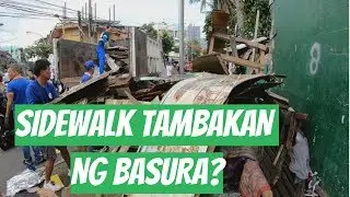 ARELLANO ST. SIDEWALK NAGING TAMBAKAN NG BUSURA | MANILA CITY ENGINEER CLEARING OPERATION