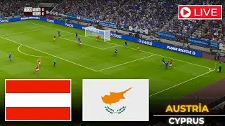 Austria vs Cyprus LIVE  Europe World Championship 20252026 Full Match HD   eFootball PES 21 Simulati