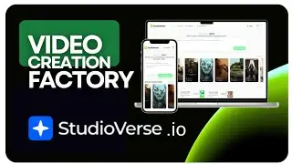 Video Creation Factory for Businesses & Brands! StudioVerse.io (PART 2/2)