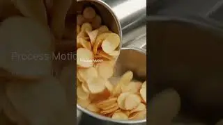 How Potato Chips Are Made in Factory | Full Manufacturing Process 🍟 #foodmachinery #foodprocessing