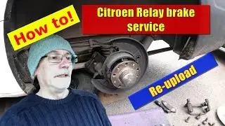 Relay I Boxer I Ducato brake service I handbrake adjustment I brake shoe removal.