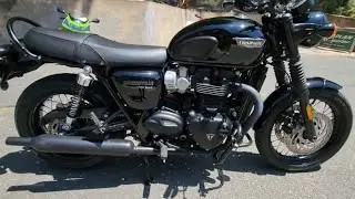 Pristine 2017 Triumph T120 Bonneville Black Limited Edition