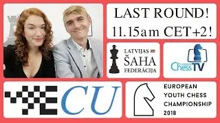Round 9 - European Youth Chess Championship, Riga 2018