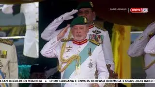(Royal Salute) Malaysia Anthem | Closure | Awarding of Military Cadet Officer Certificate