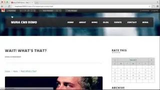 Mura CMS &mdash; обзор функций