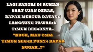 KISAH NYATA - Hujan Hujan Bapak Mertua Mampir Dan Bawakan Oleh Oleh..