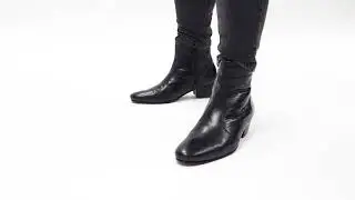 | Shuperb&trade; Club Cubano CAESAR Mens Leather Cuban Heel Boots Black