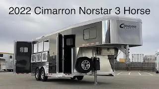 2022 Custom Cimarron Norstar 3 Horse Gooseneck Extra Tall