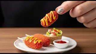 Best of Miniature Cooking 🧀 Crispy Fried Cheese Balls with Cheetos | Mini Kitchen ASMR