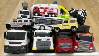 Cars for Childrens Youtube Video Running on the Slide with Siren and Music | A Lot of Cars Toys