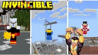 THIS Invincible Add-On Is INCREDIBLE! | INVINCIBLE ADD-ON FOR MCPE 1.21.124+