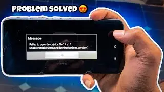 Fix Failed to open descriptor file ShadowTrackerExtra uproject || Bgmi problem solve