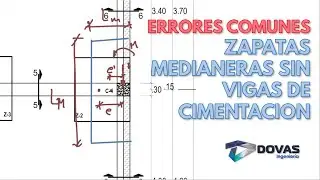 Zapatas medianeras con mucha excentricidad | Revisión de planos estructurales | #1