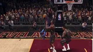 NBA LIVE 18 Terrence ross dunks on LEBRON!