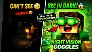 Insane Night Vision Goggles Mod in Minecraft! 👀🕹️ | Drugged Gaming |