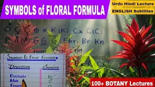 Symbols In Floral Formula[&reg;&copy;]&trade;.#floral #formula #symbol #plants #botany #piyasatv @piyasatv