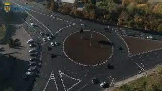Bulevardul Renașterii Naționale după reabilitare cu asfalt pe carosabil de tip slarisil