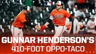 Gunnar Henderson hits a CRAZY opposite-field home run!