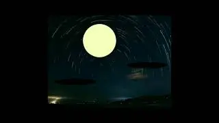 2D animation video 🌚🌝 Night view with moon effect