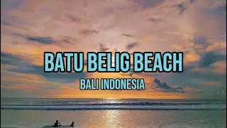 Batu Belig Beach Bali | Street & Beach Walk Tour | 1080p 30fps