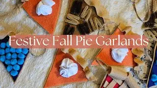 Festive Fall Pie Garlands