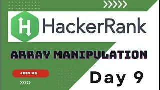 Array Manipulation in Array - Interview Preparation Kit on DSA | HackerRank