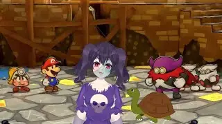 [Paper Mario: The Thousand-Year Door] Two-dimensional characters
