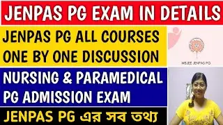 Jenpas pg exam details | jenpas pg | post graduate courses exam |all post graduate courses options |