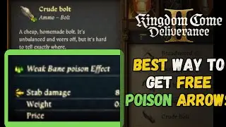 Kingdom Come Deliverance 2 | How To Get Poison Arrows