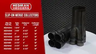 Hedman Hedders Slip-On Merge Exhaust Collectors