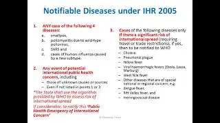 International Health Regulations